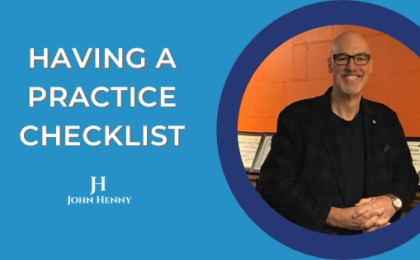 having a practice checklist video tips featured image