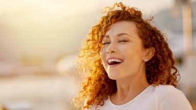 Woman singing