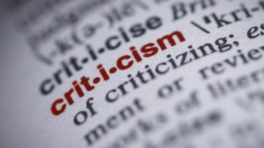 The word criticism
