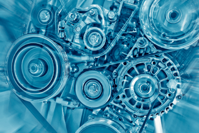 stylized photo of an engine