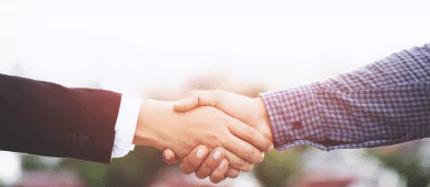 photo of a hand shake